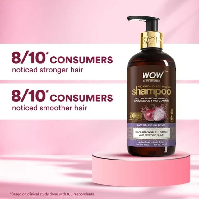 Wow Skin Science Onion Black Seed Oil Hair Care Ultimate 4 Kit | Grocsy