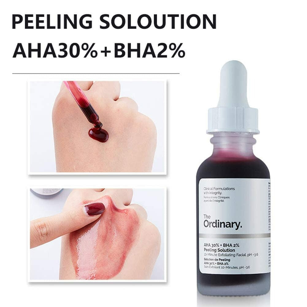 The Ordinary AHA 30% + BHA 2% Peeling Solution Serum | Grocsy