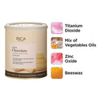 Rica White Chocolate Liposoluble Wax for Dry Skin With Natural Beeswax | Grocsy