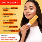 Dot & Key Vitamin C + E Face Sunscreen SPF 50 PA+++ For Glowing Skin, 100% No White Cast | Grocsy