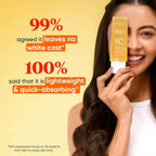 Dot & Key Vitamin C + E Face Sunscreen SPF 50 PA+++ For Glowing Skin, 100% No White Cast | Grocsy