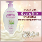 Fruiser Double Moisturizing Shower Cream Goat's Milk With Pearl Powder | Grocsy