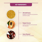 Lotus Herbals Radiant Gold Cellular Glow Facial Kit For All Skin Types | Grocsy