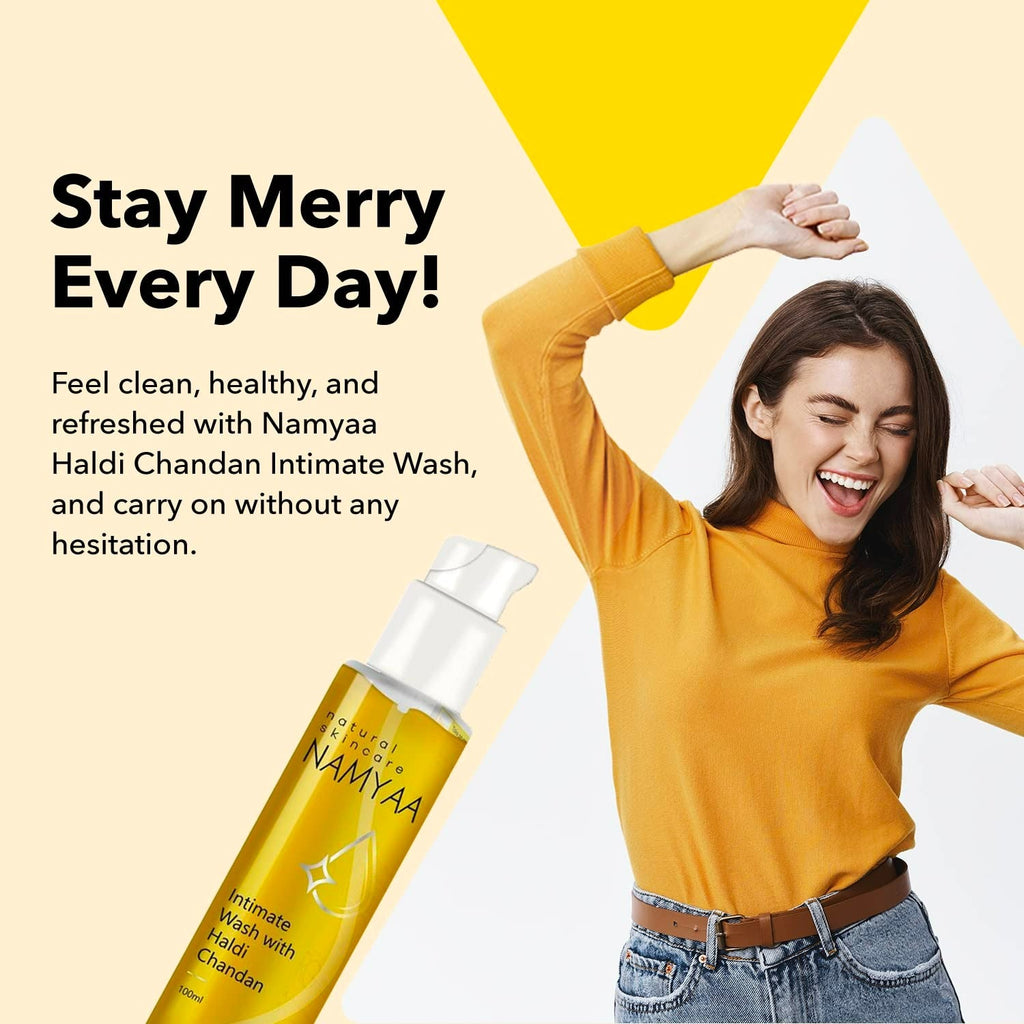 Namyaa Haldi Chandan Intimate Hygiene Wash | Grocsy