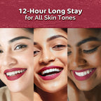 Mamaearth Moisture Matte Long Stay Lipstick-Bubblegum Nude | Grocsy