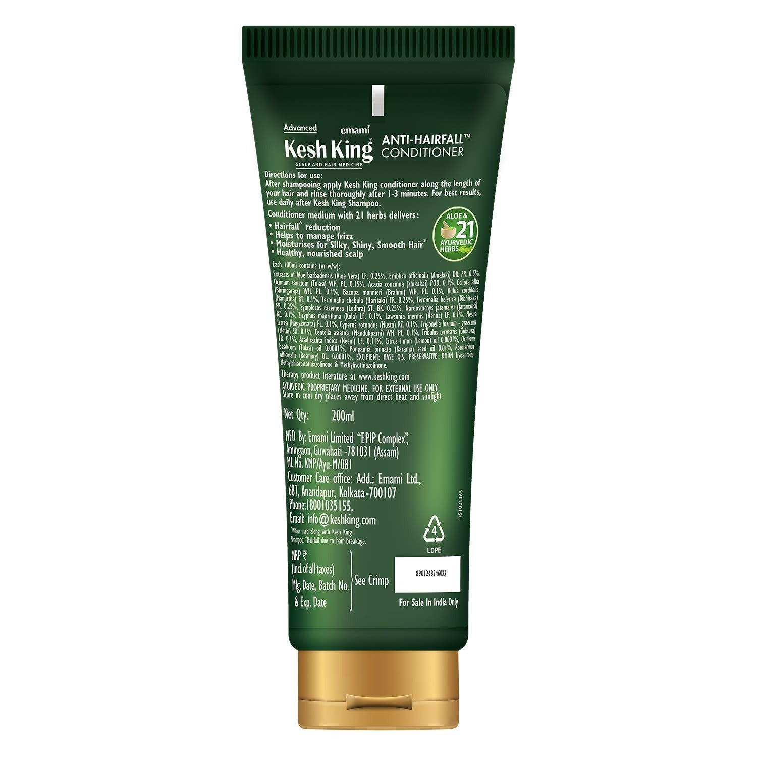 Kesh King Ayurvedic Anti Hairfall Conditioner | Grocsy