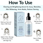 Saroj Organics Clearing And Brightening Skin Serum | Grocsy