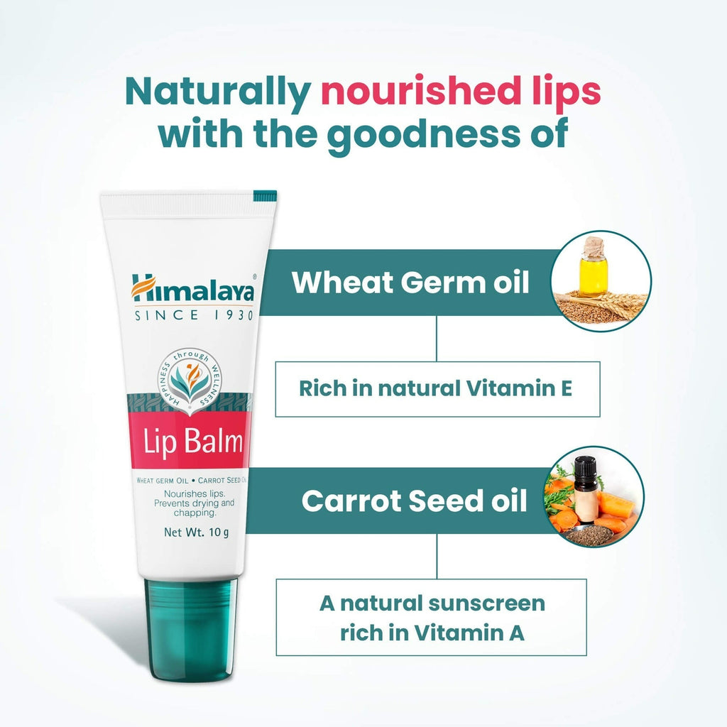 Himalaya Herbals Lip Balm | Ayurvedic Moisturizing Lip Care for Soft, Healthy Lips - Swadesiicart
