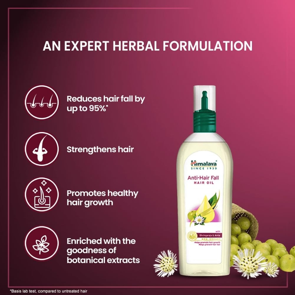 Himalaya Anti-Hair Fall Hair Oil | Grocsy