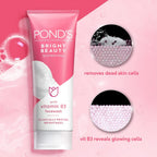 Ponds Bright Beauty Spot-less Glow Face Wash | Grocsy