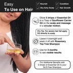 Soulflower Rosemary Oil for Healthy Hair and Shiny Skin | Grocsy