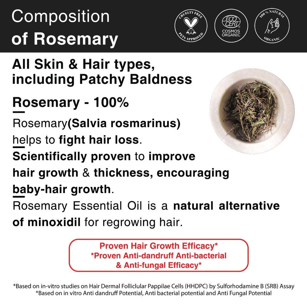 Soulflower Rosemary Oil for Healthy Hair and Shiny Skin | Grocsy