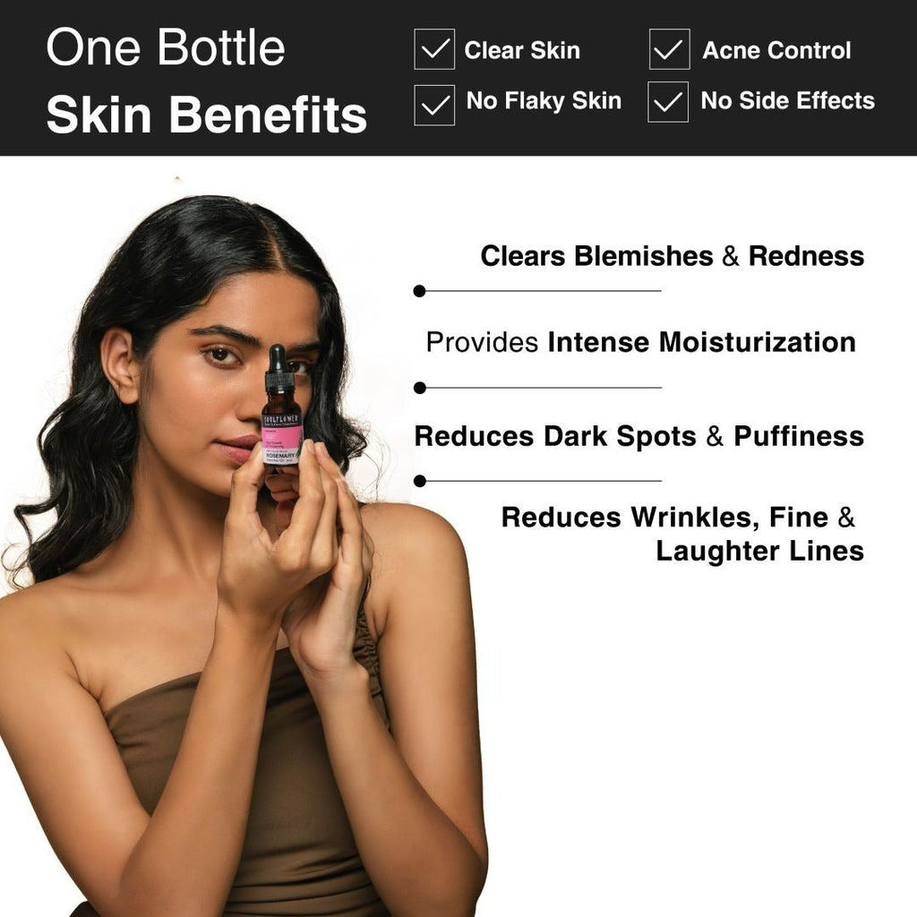 Soulflower Rosemary Oil for Healthy Hair and Shiny Skin | Grocsy