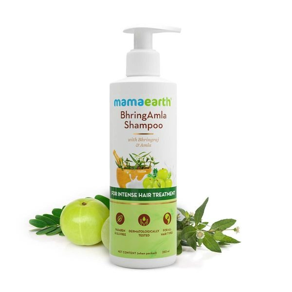 Mamaearth Bhringamla Shampoo & Conditioner Combo | Grocsy