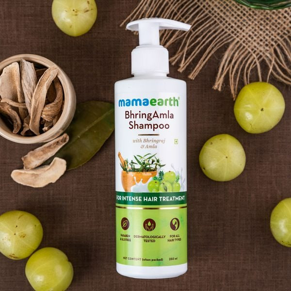 Mamaearth Bhringamla Shampoo & Conditioner Combo | Grocsy