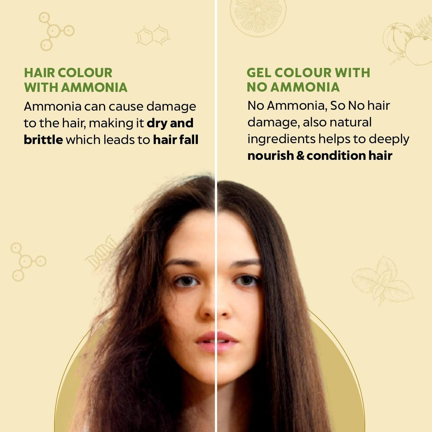 Indus Valley Damage-Free Gel Hair Color-Black | Grocsy