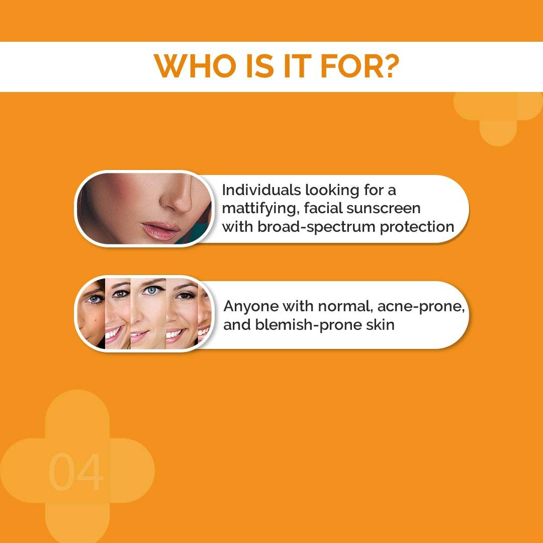 The Derma Co Ultra Matte Sunscreen Gel for Broad Spectrum Protection | Grocsy
