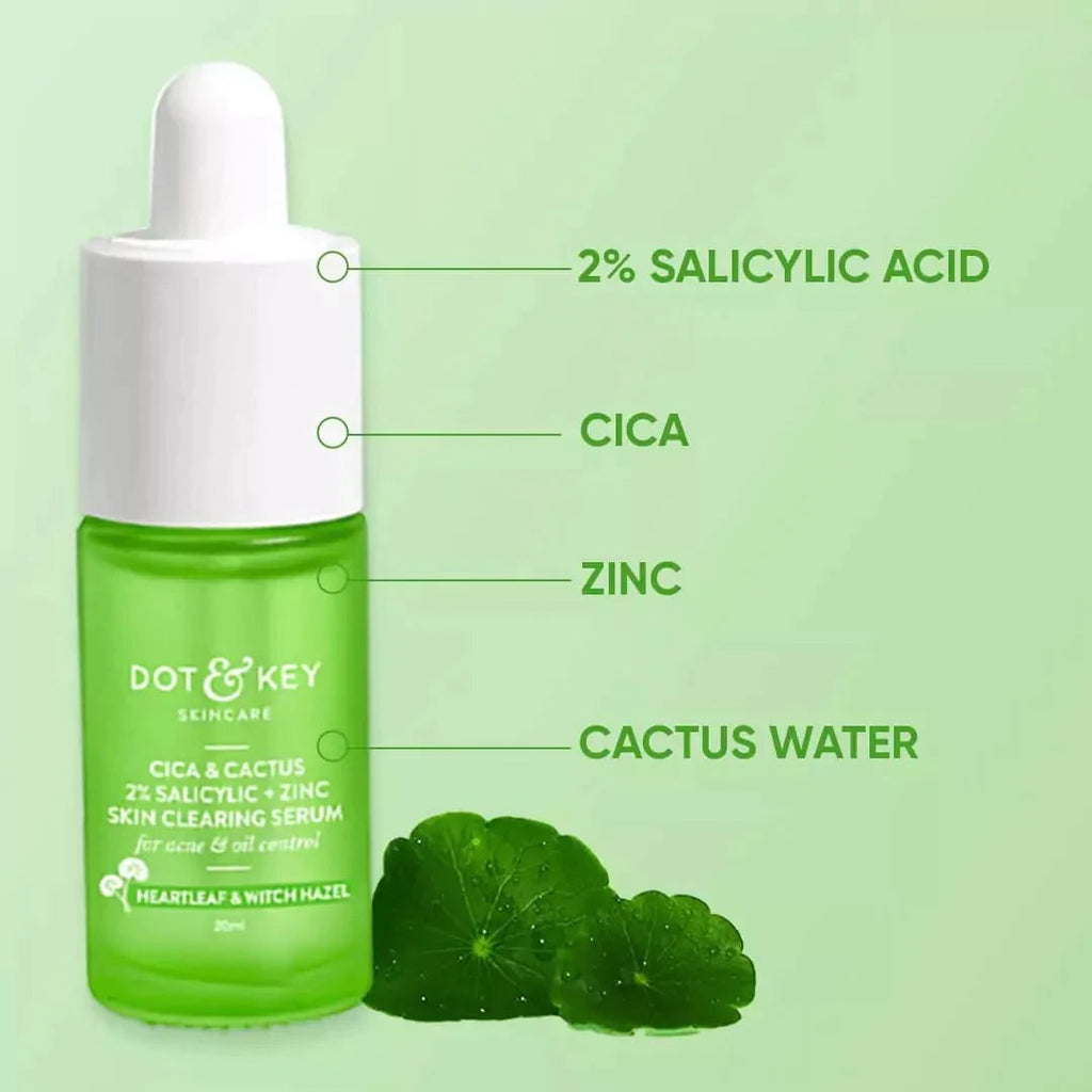 Dot & Key 2% Salicylic + Zinc Acne Busting Face Serum For Acne & Oil Control | Grocsy