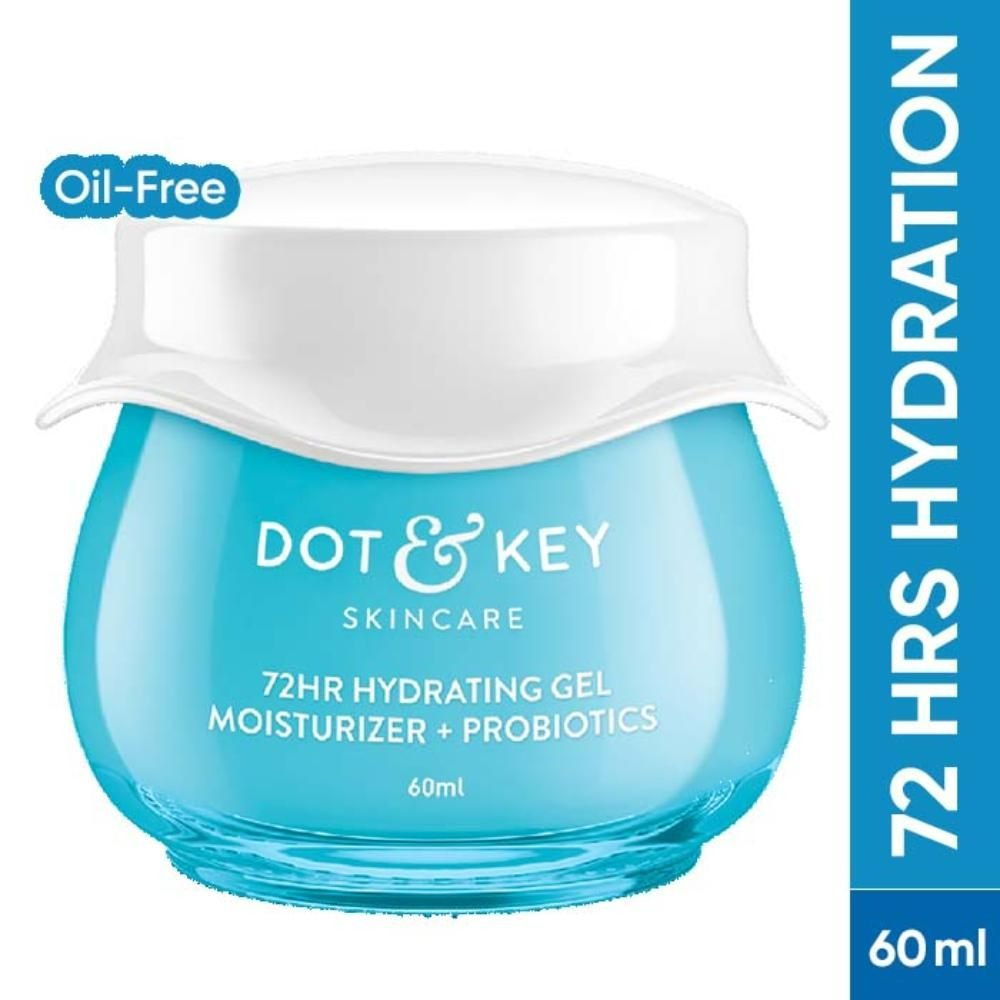 Dot & Key 72 Hr Hydrating Probiotic Face Gel With With Hyaluronic Acid, Kombucha & Rice Water | Grocsy