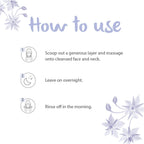 Dot & Key AHA Exfoliating Sleeping Face Mask With Lactic & Hyaluronic Acid | Grocsy