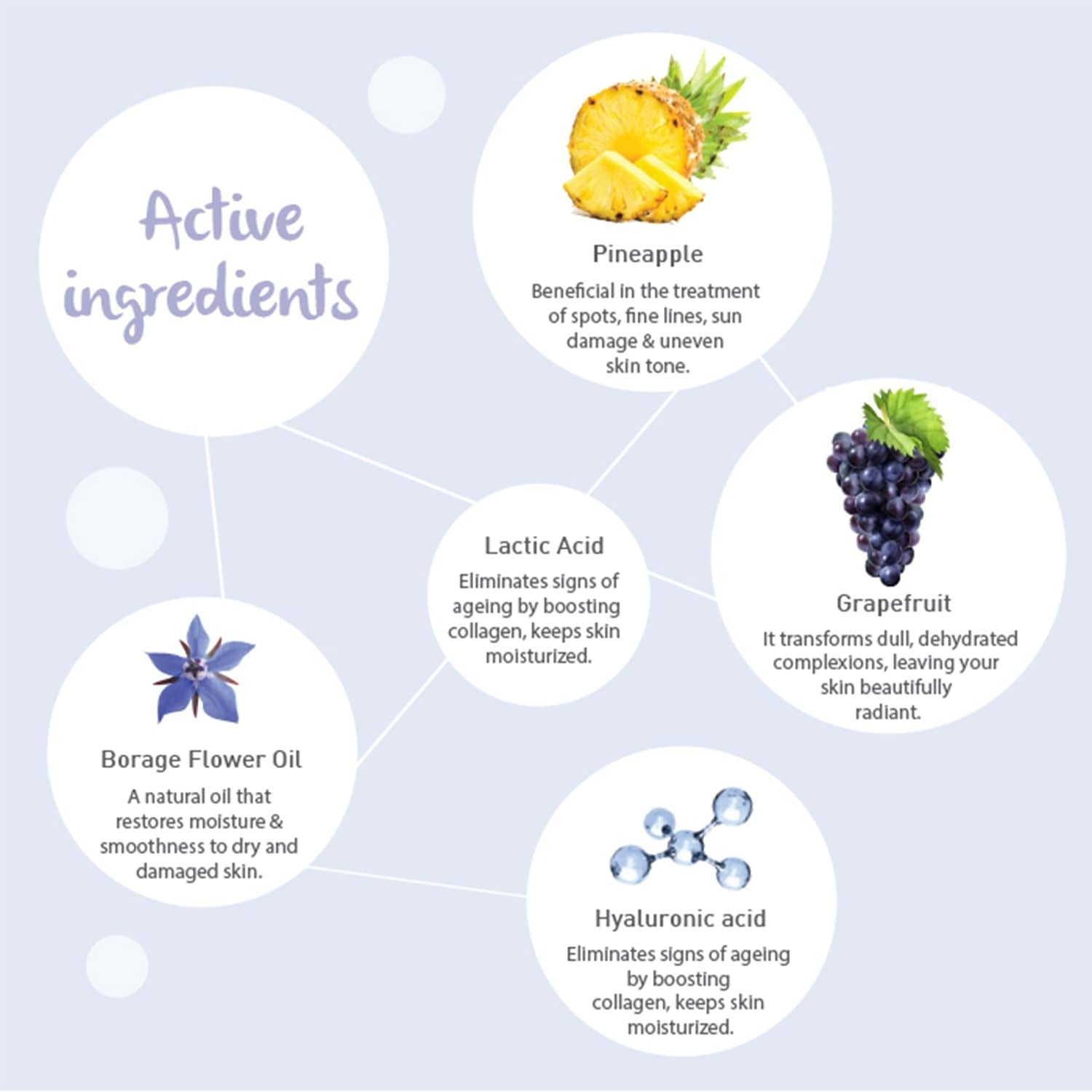 Dot & Key AHA Exfoliating Sleeping Face Mask With Lactic & Hyaluronic Acid | Grocsy