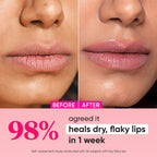 Dot & Key Barrier Repair Ceramide & Peptide SPF 50 Lip Balm - Plush Pink, UVA+UVB | Grocsy