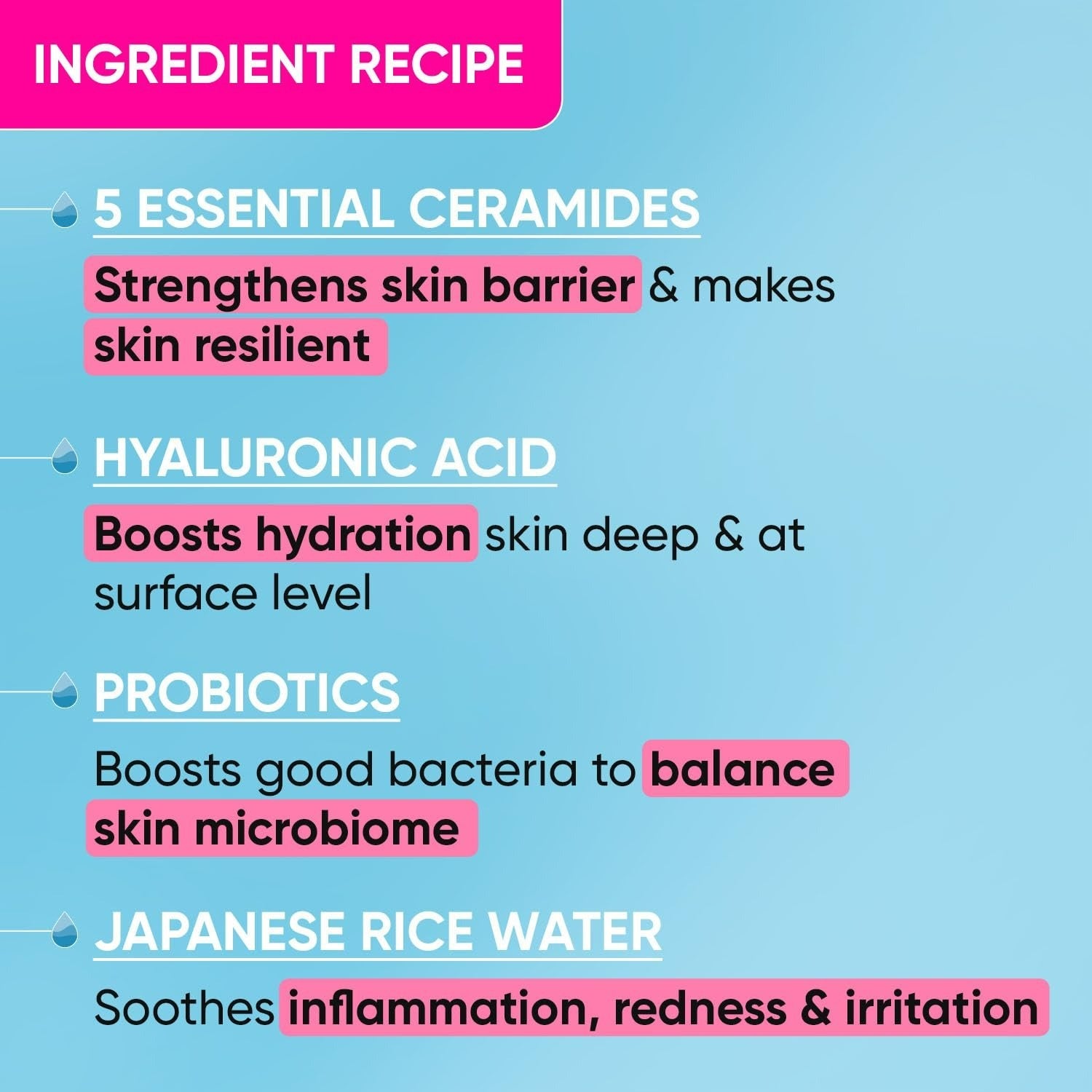 Dot & Key Barrier Repair Hydrating Gentle Face Wash For Dry, Normal & Sensitive Skin With Hyaluronic & Rice Water | Grocsy