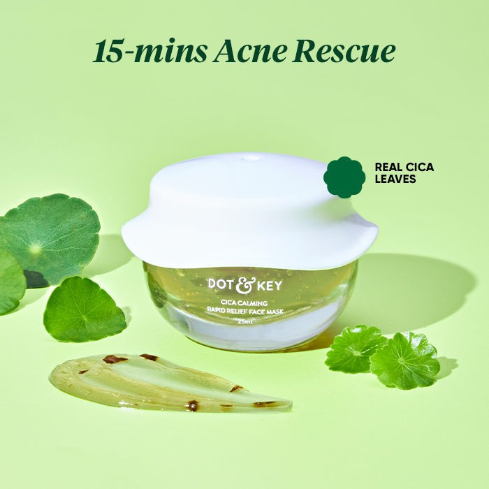 Dot & Key Cica Calming Rapid Acne Relief Face Mask | Grocsy