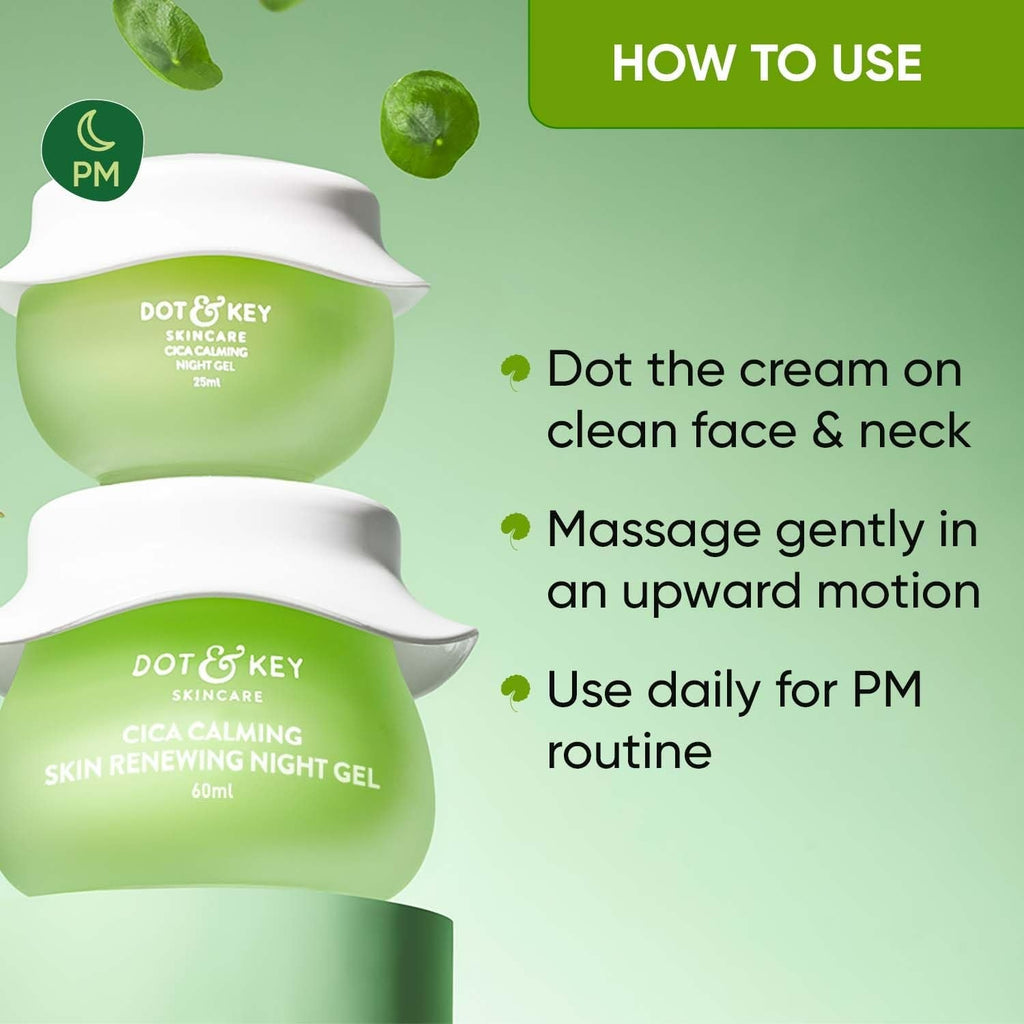 Dot & Key CICA Niacinamide Night Gel | Grocsy