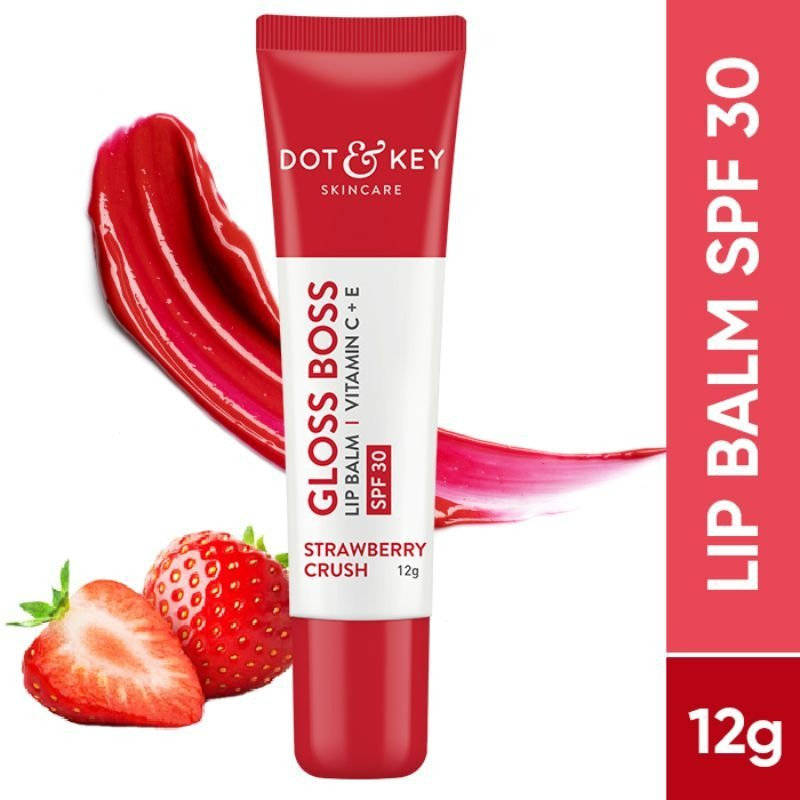 Dot & Key Gloss Boss Strawberry Red Lip Balm | Grocsy