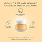 Dot & Key Glow C Sleep Mask Vitamin C Overnight Radiance Recovery | Grocsy