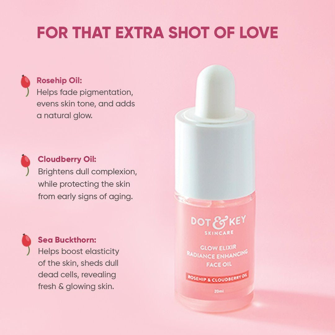 Dot & Key Glow Elixir Radiance Enhancing Face Oil | Grocsy