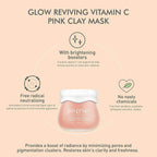 Dot & Key Glow Reviving Vitamin C Pink Clay Face Mask | Grocsy