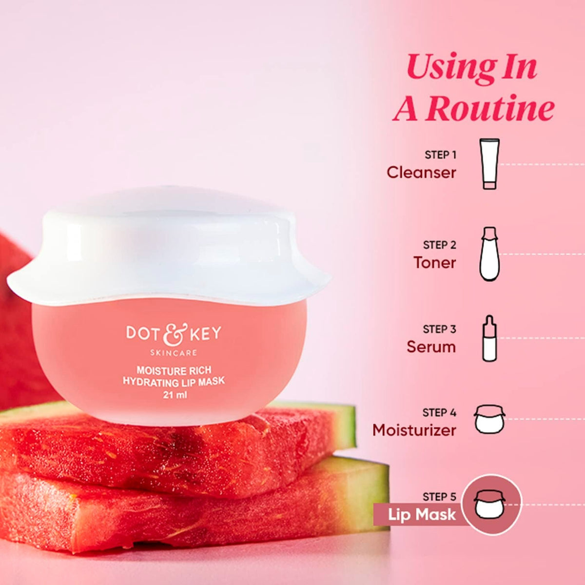 Dot & Key Moisture Rich Hydrating Lip Mask | Grocsy