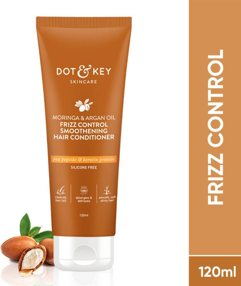 Dot & Key Moringa & Argan Oil Fizz Control Smoothening Hair Conditioner | Grocsy