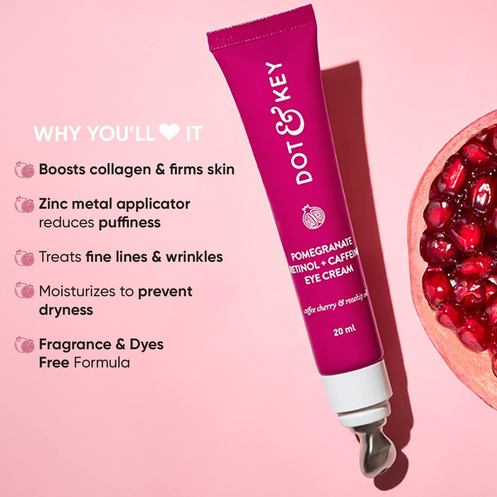 Dot & Key Pomegranate + Caffeine Retinol Eye Cream | Grocsy