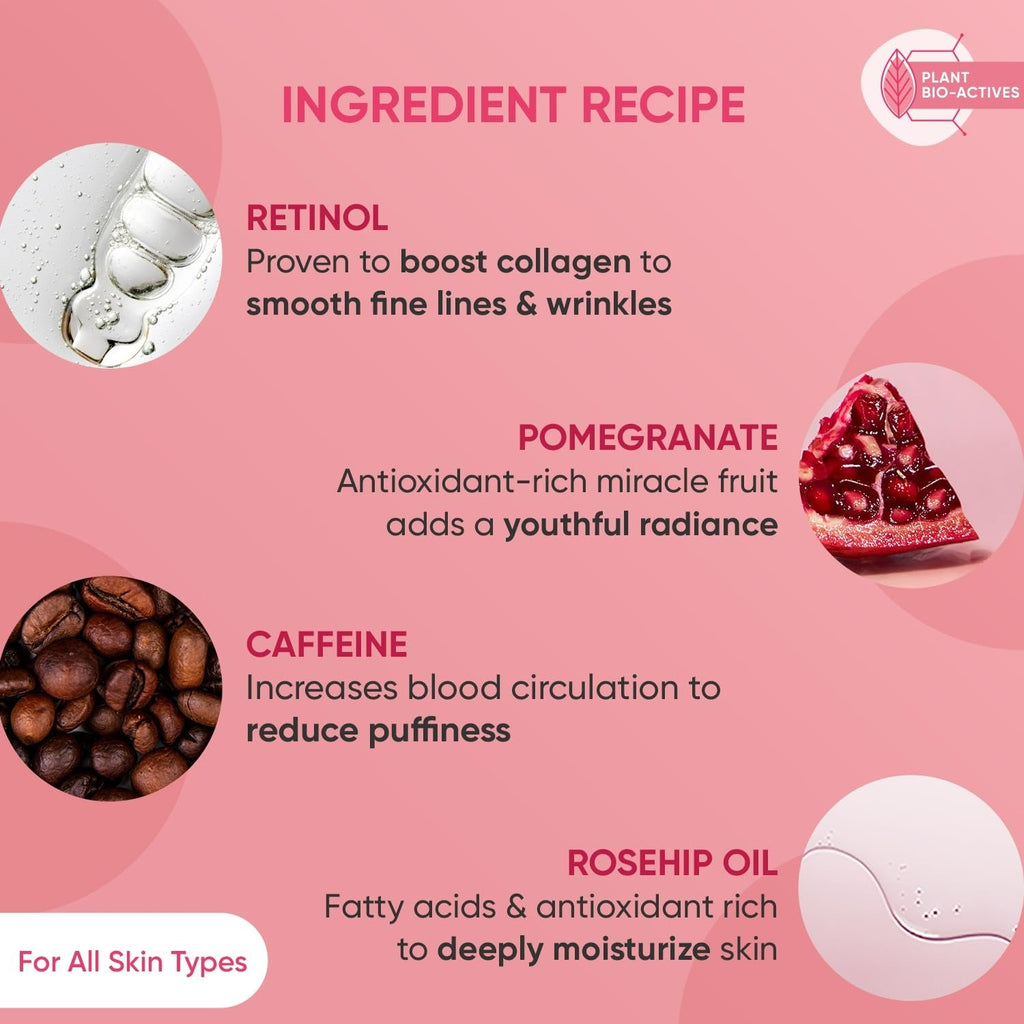 Dot & Key Pomegranate + Caffeine Retinol Eye Cream | Grocsy