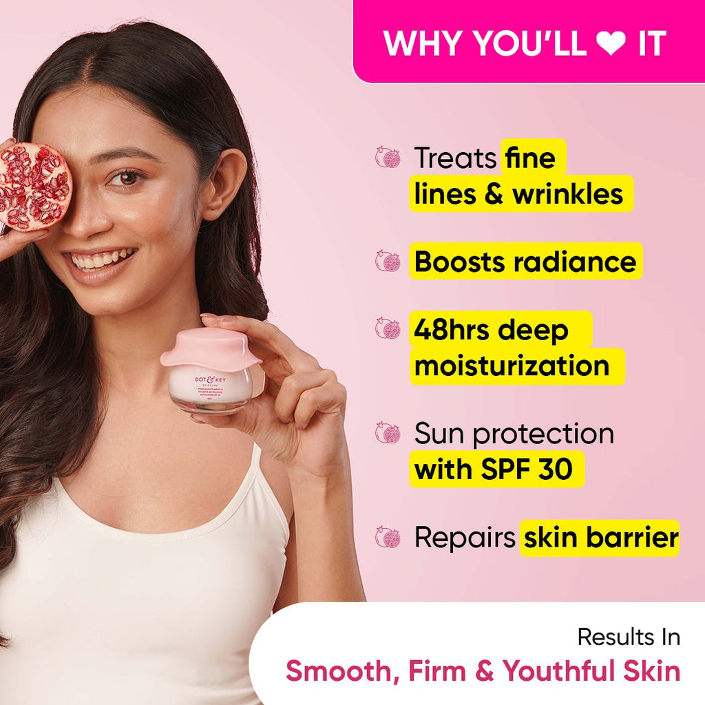 Dot & Key Pomegranate Miracle Vitamin E Revitalizing Moisturizer | Grocsy