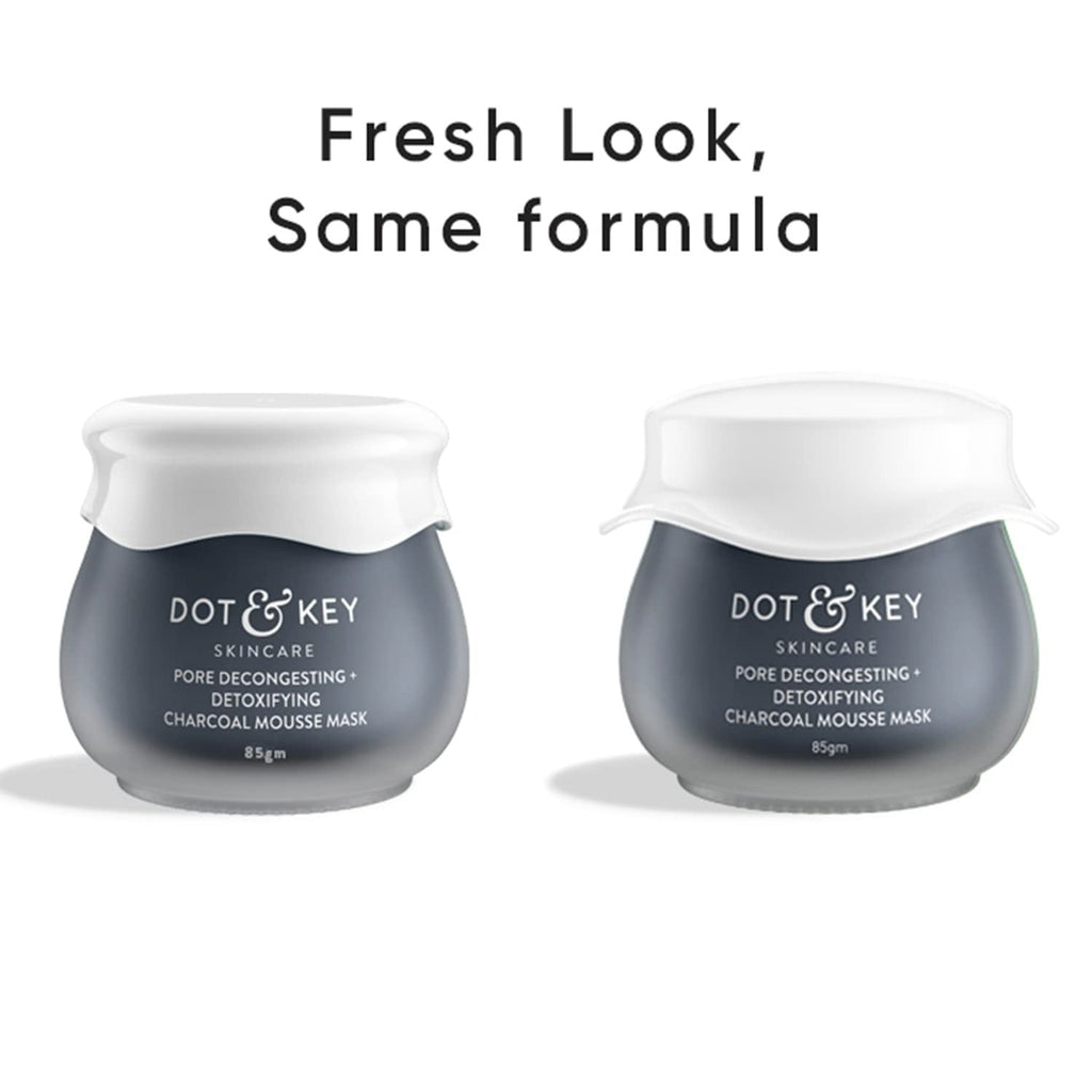 Dot & Key Pore Decongesting + Detoxifying Charcoal Mousse Clay Mask | Grocsy