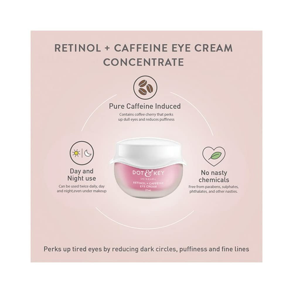 Dot & Key Retinol + Caffeine Eye Cream Concentrate | Grocsy