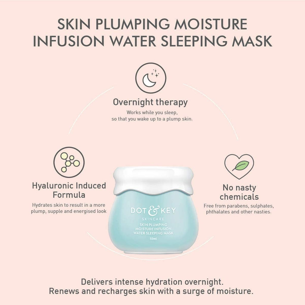 Dot & Key Skin Plumping Moisture Infusion Water Sleeping Mask | Grocsy