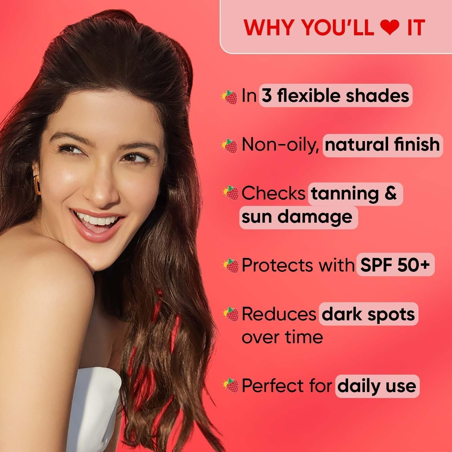 Dot & Key Strawberry Dew Tinted Sunscreen - 05 Beige | Grocsy