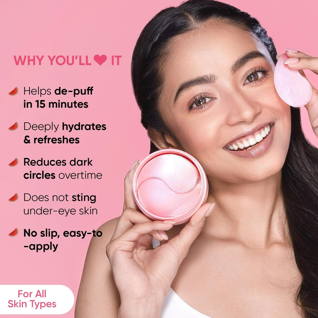 Dot & Key Watermelon Cooling Hydrogel Eye Patches | Grocsy