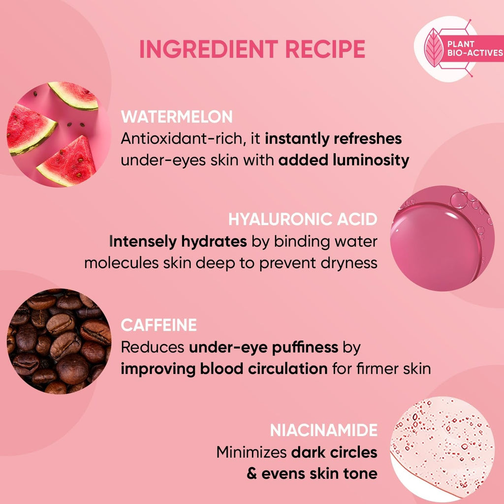 Dot & Key Watermelon Cooling Hydrogel Eye Patches | Grocsy