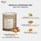 Rica Argan Oil Liposoluable Wax for Sensitive Skin | Grocsy