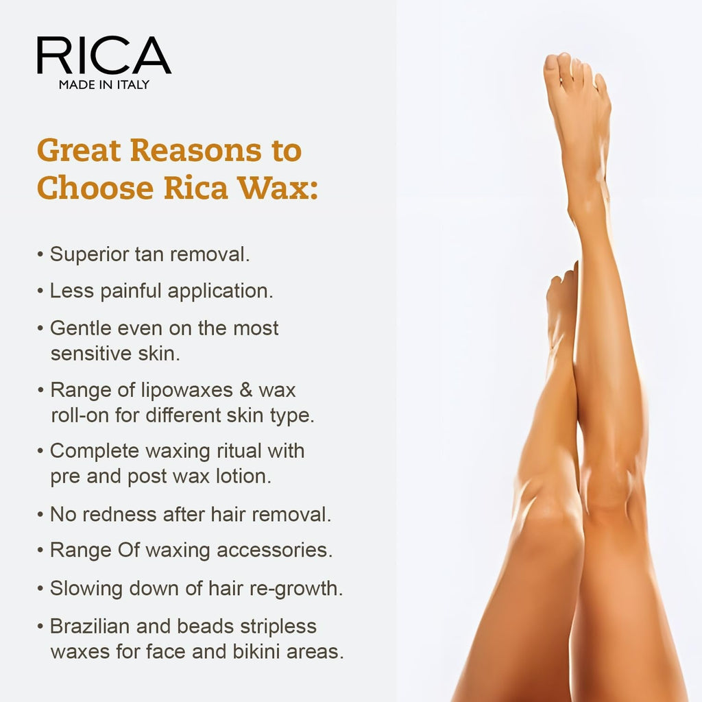 Rica Brazilian Wax with Avocado Butter, Natural & Stripless Wax | Grocsy