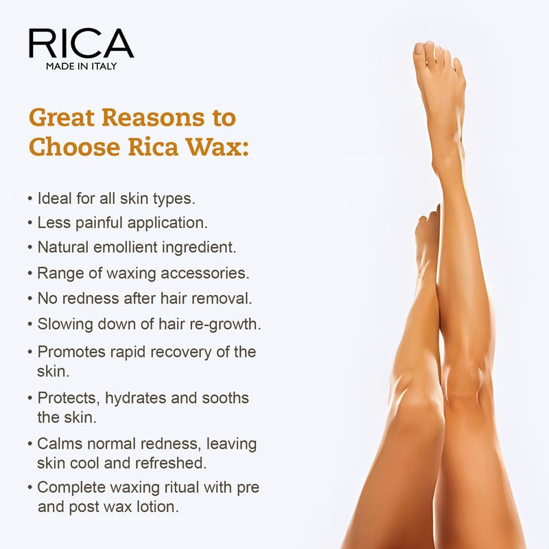 Rica Cotton Milk Pre-Wax Gel Cleansing Waxing Hair Cleaning with Naural Extracts for Hydration & Softening Skin | Grocsy