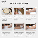 Rica Golden Liposoluble Hair Removal Wax For All Skin Types, With Natural Ingredients | Grocsy