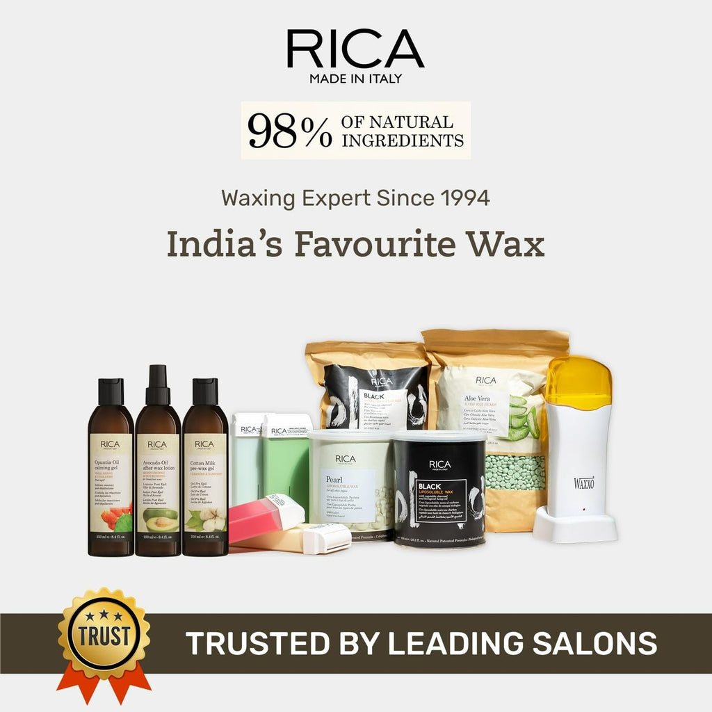 Rica Green Apple Liposoluble Wax For Sensitive Skin | Grocsy