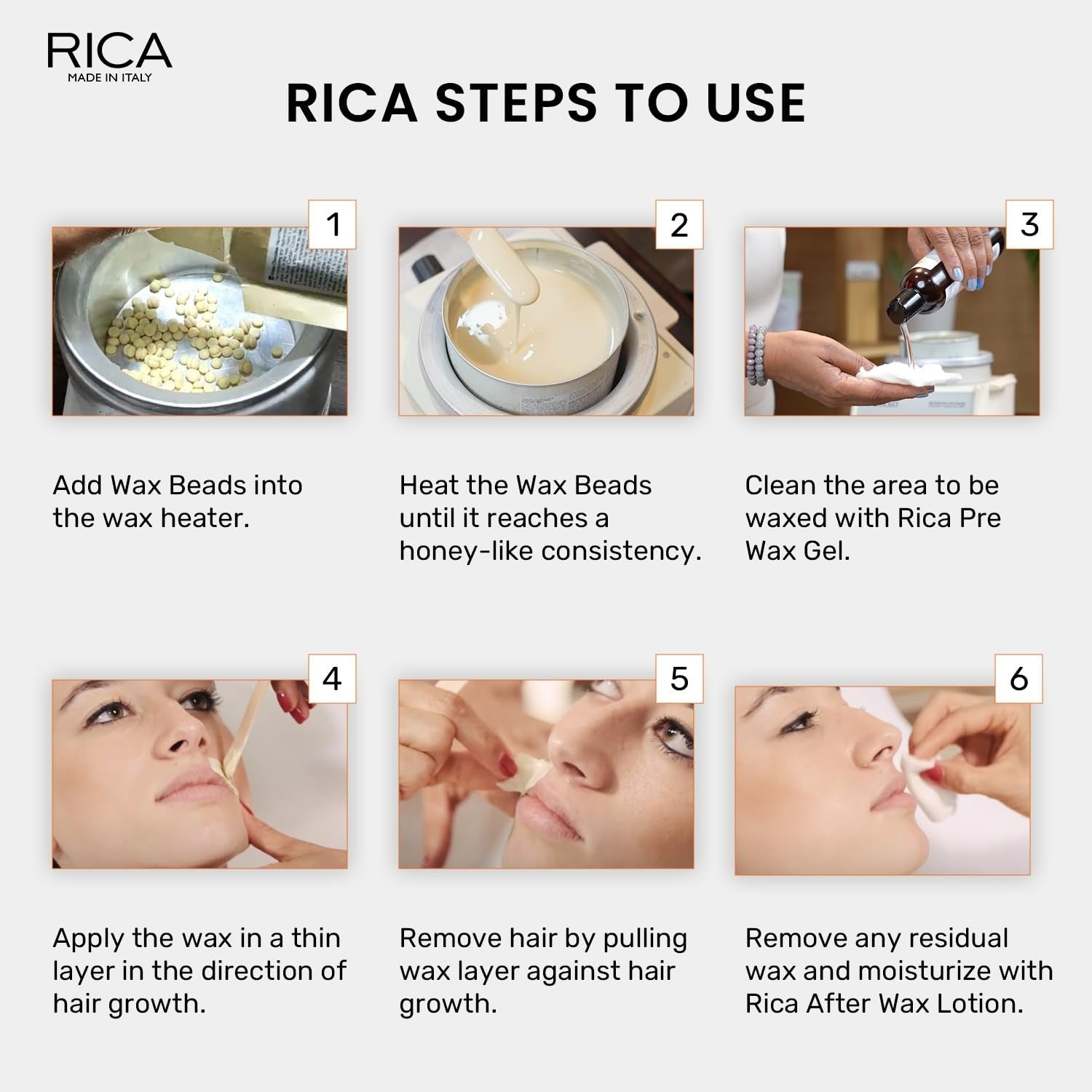 Rica White Chocolate Brazilian Hard Bead Wax | Grocsy
